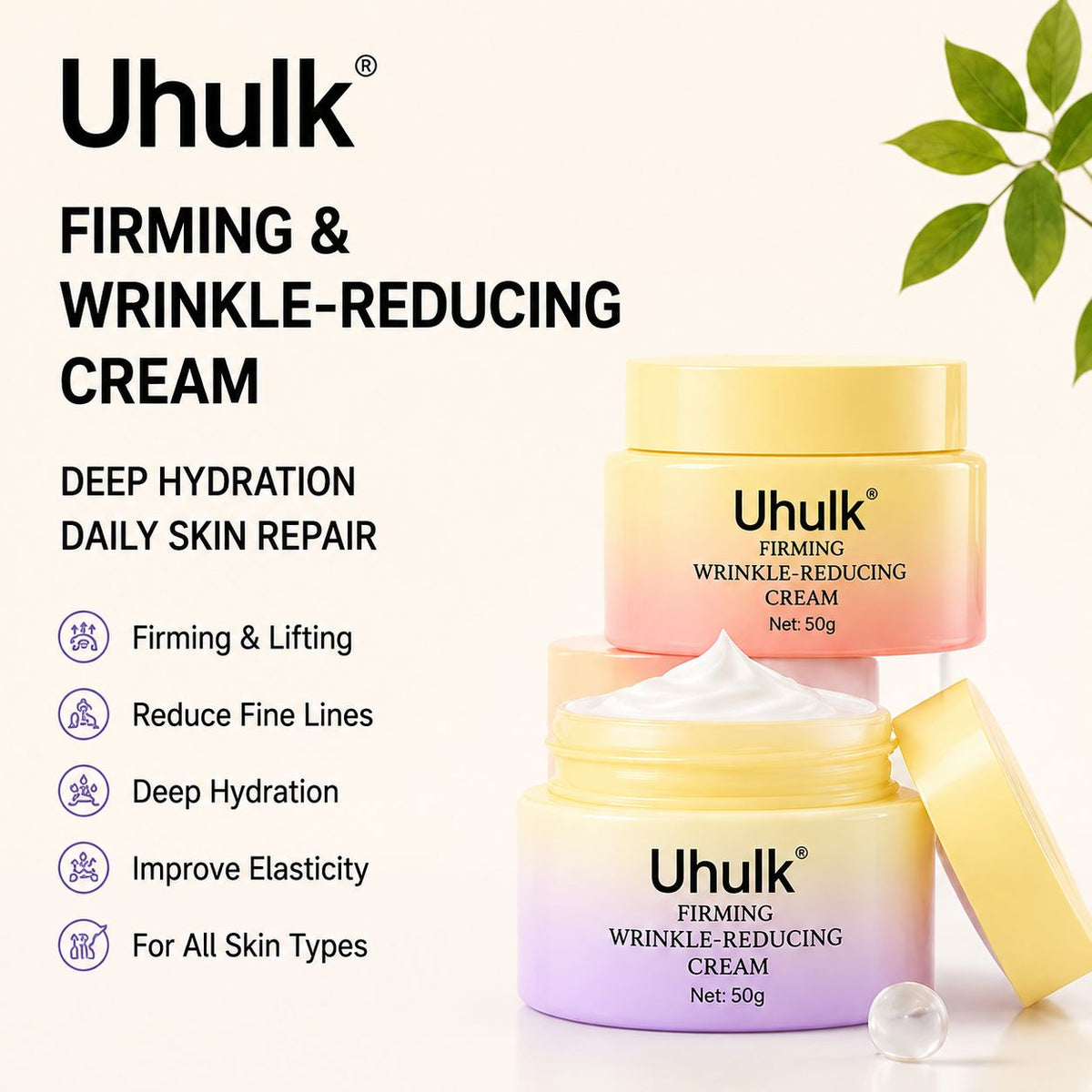 Uhulk Firming Peptide Face Cream