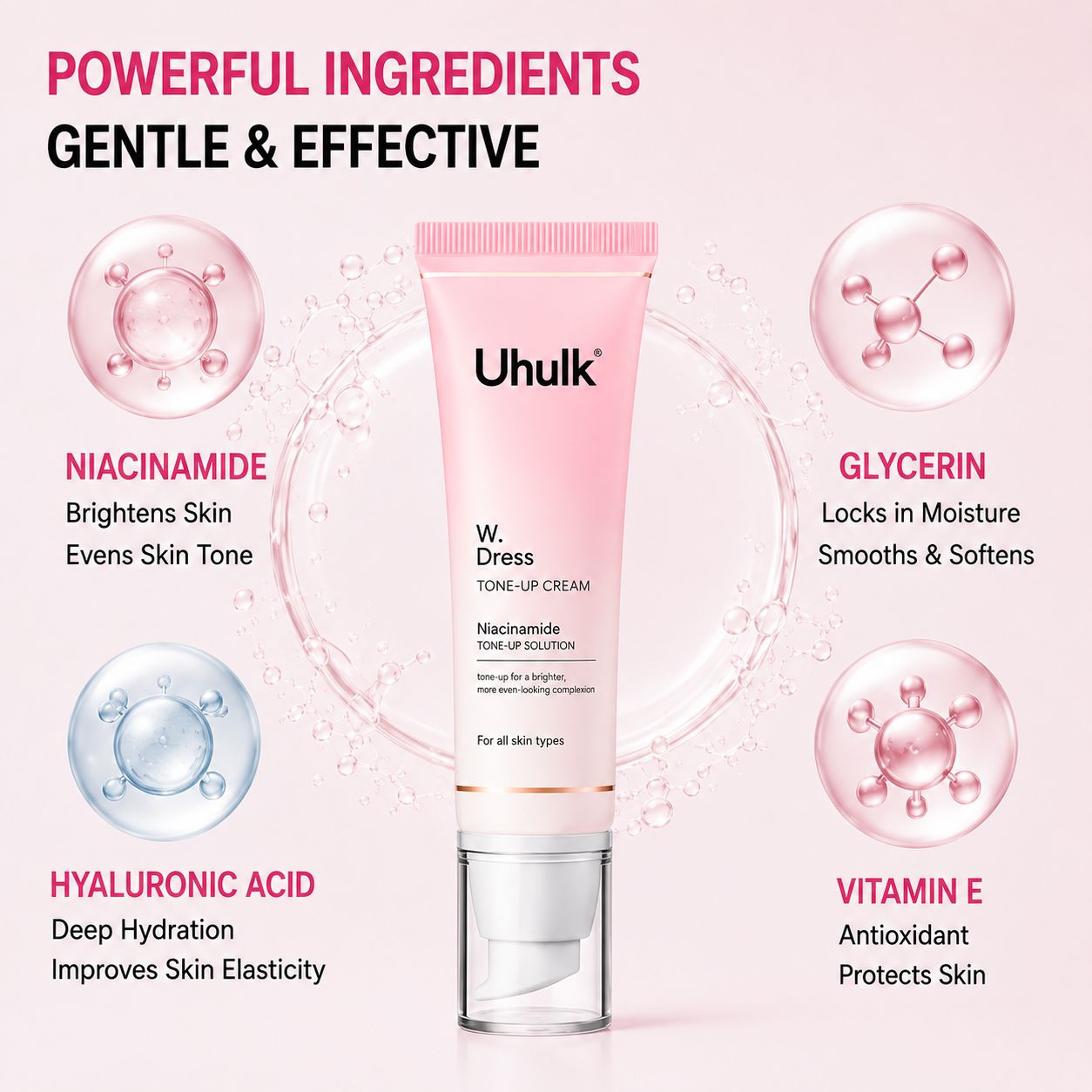 Uhulk Niacinamide Tone-Up Concealer Cream