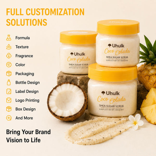 Uhulk Coco Colada Smoothing Face Scrub