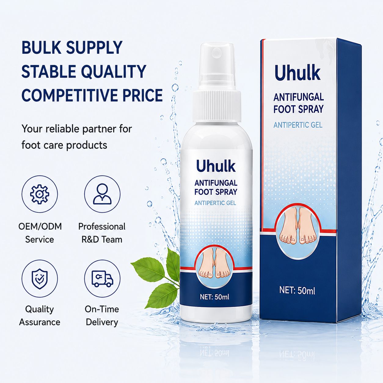 Uhulk Cooling Foot Deodorant