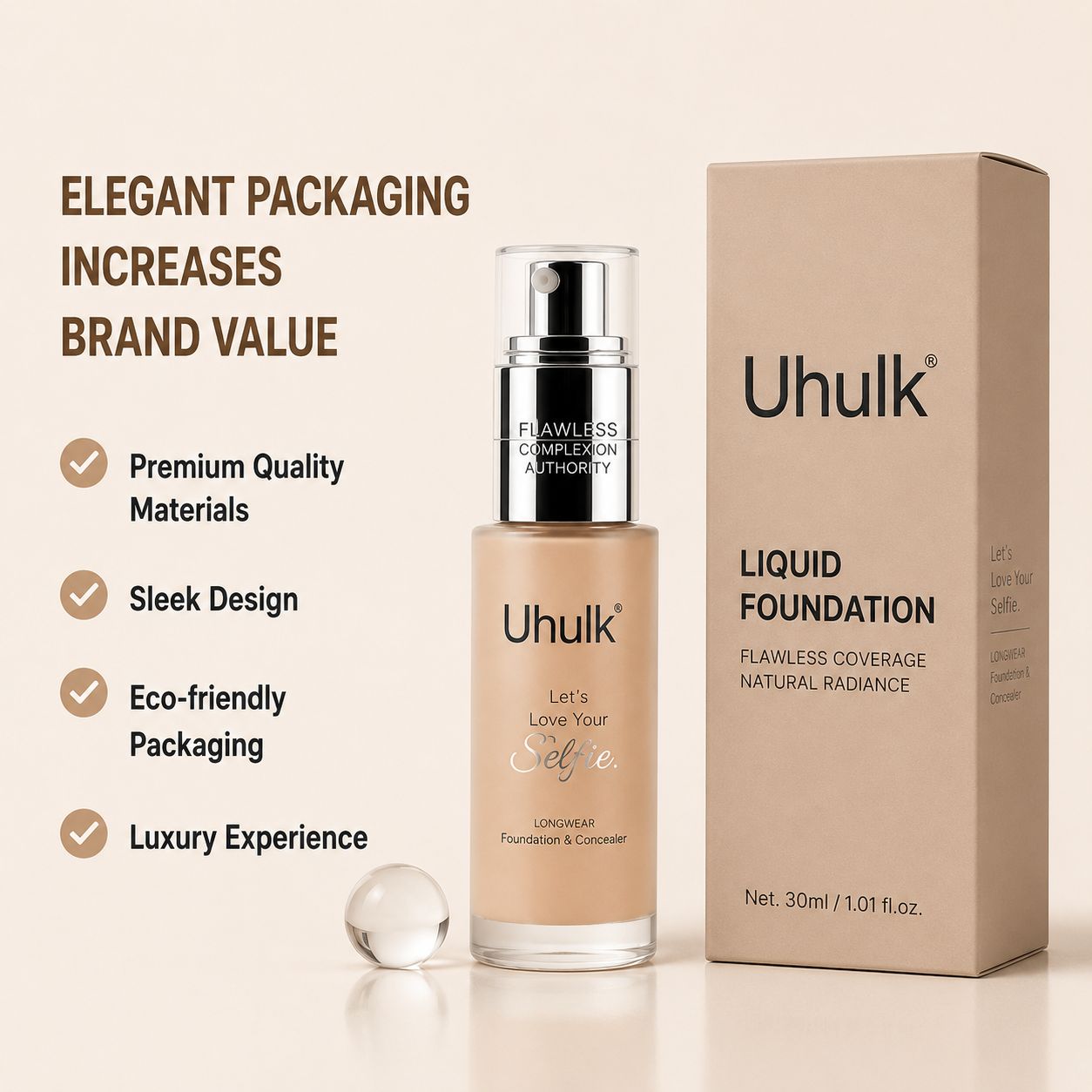Uhulk Luminous Serum Foundation