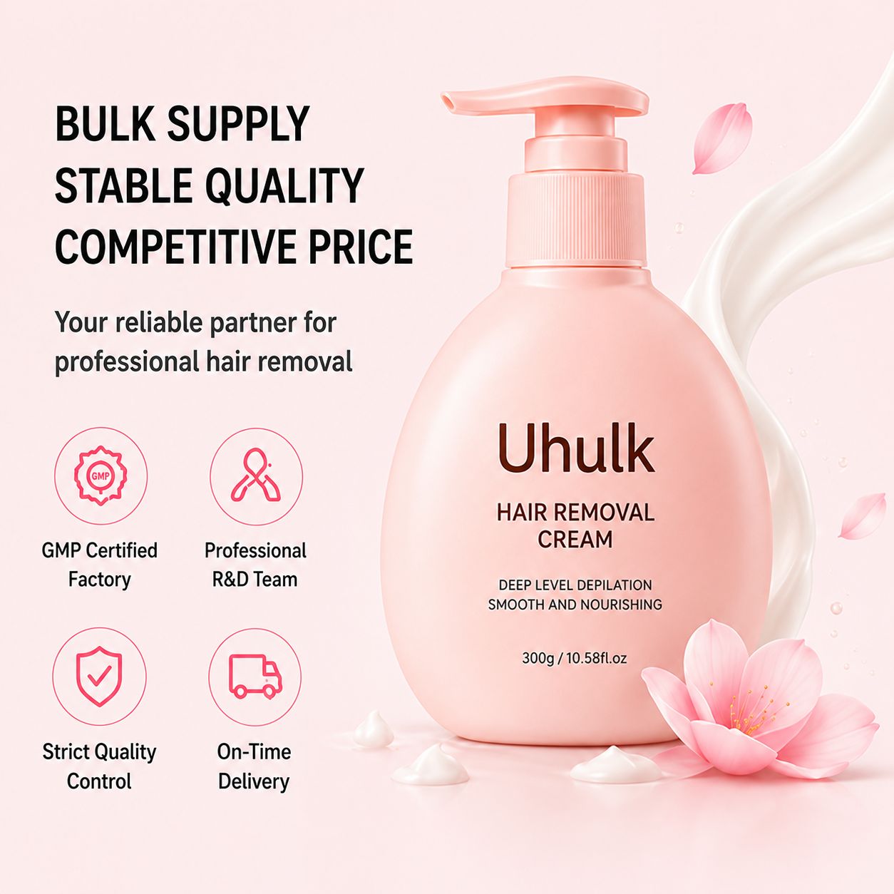 Uhulk Moisturizing Hair Removal Cream