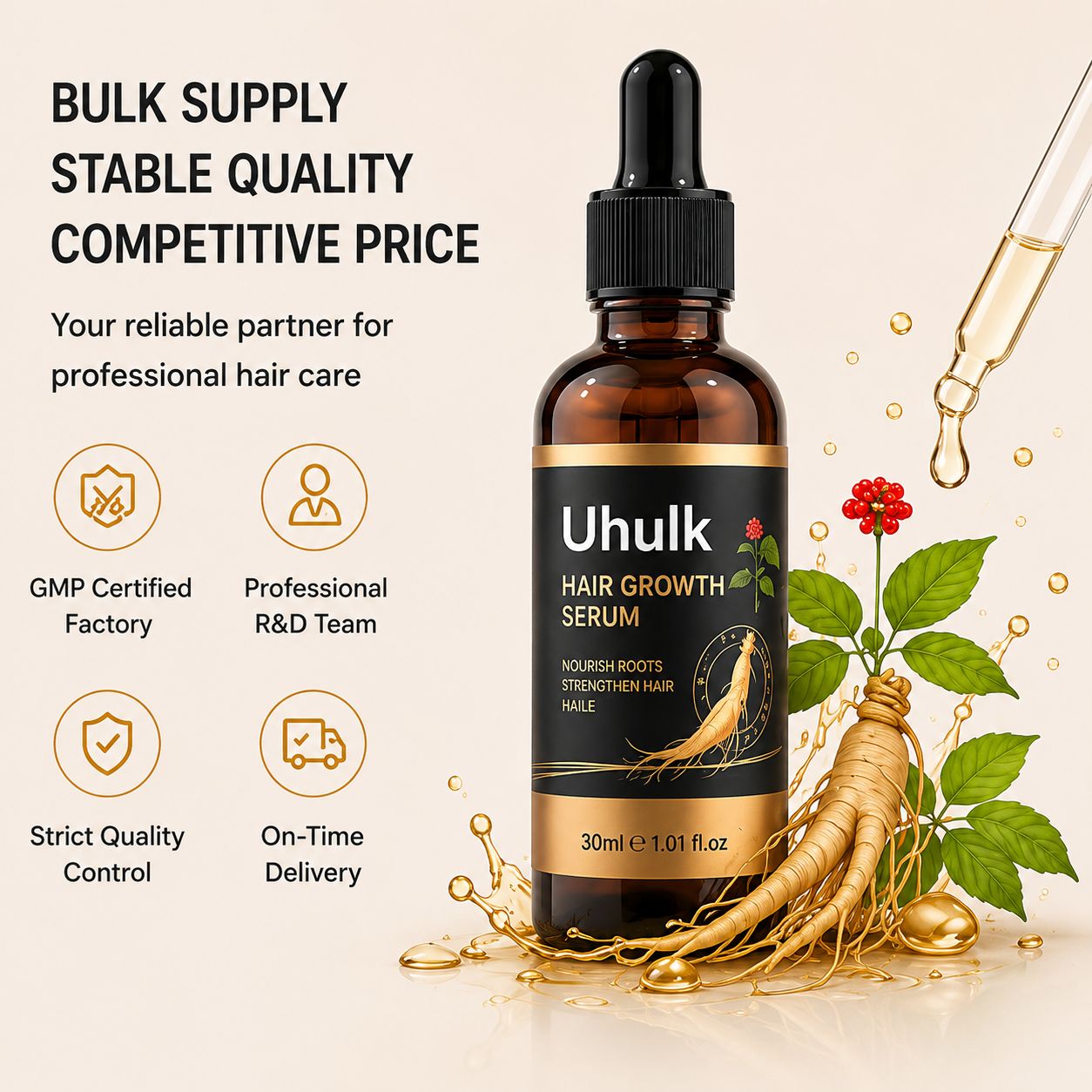 Uhulk Botanical Hair Growth Serum