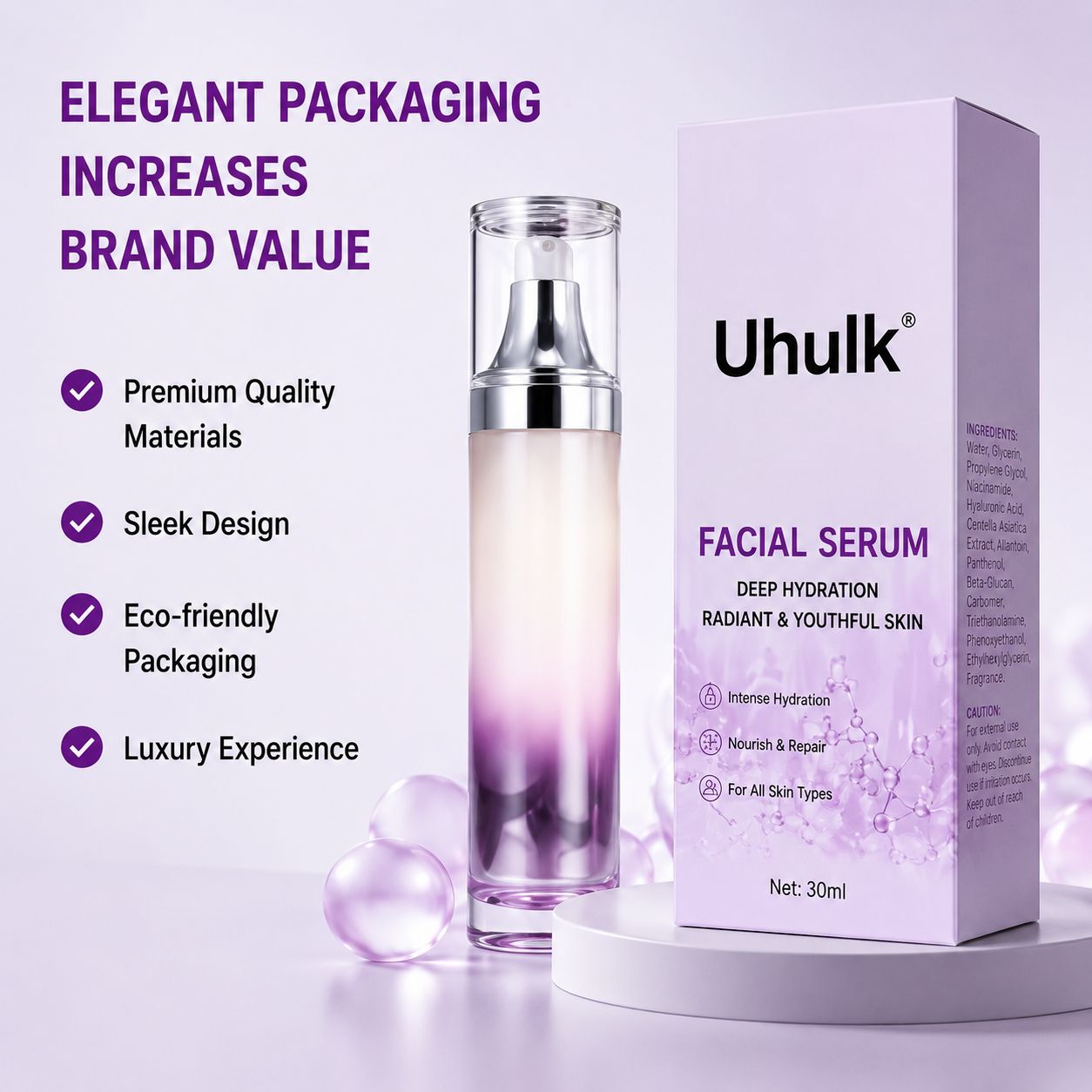 Uhulk Purple Radiance Facial Serum