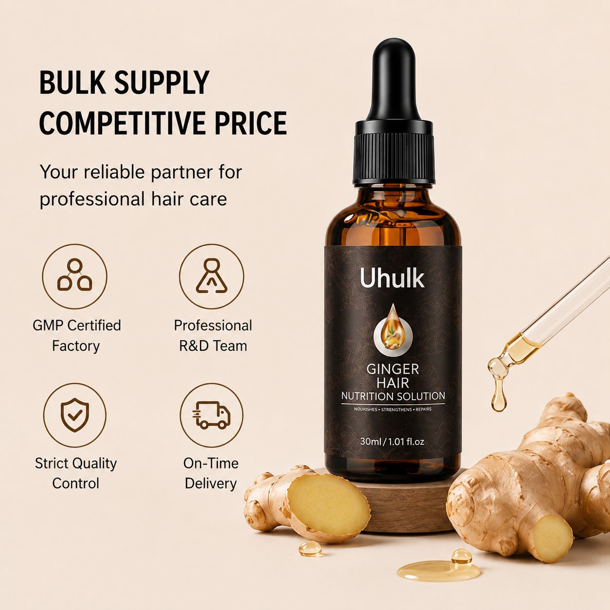 Uhulk Ginger Repair Hair Oil