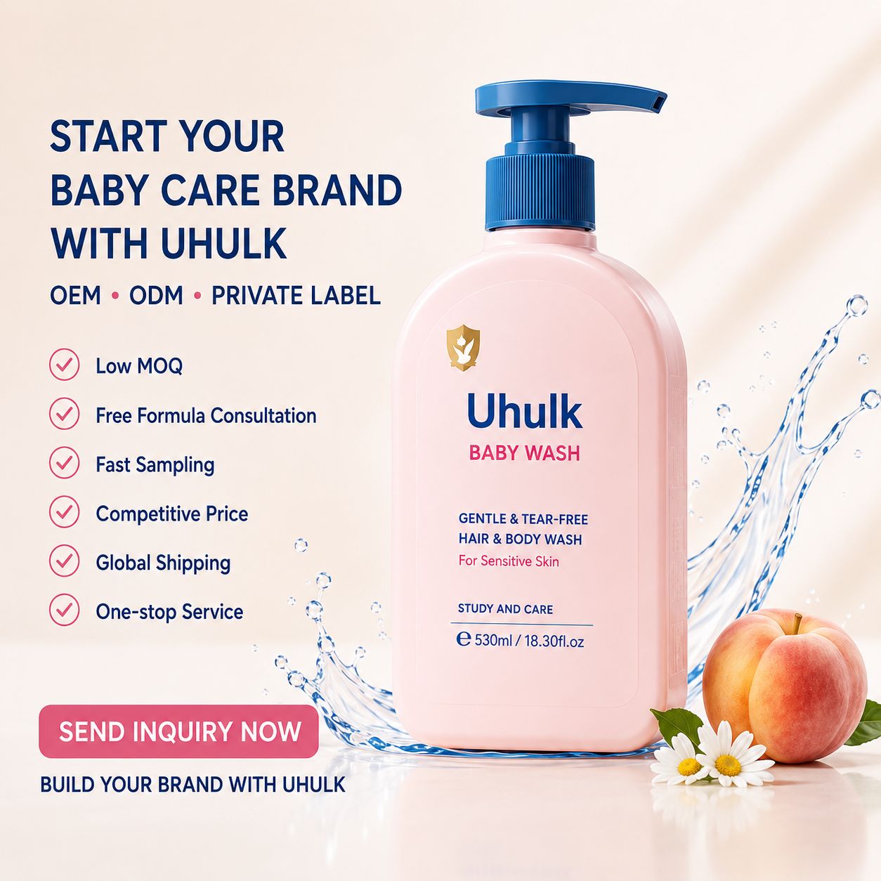 Uhulk Moisturizing Baby Wash