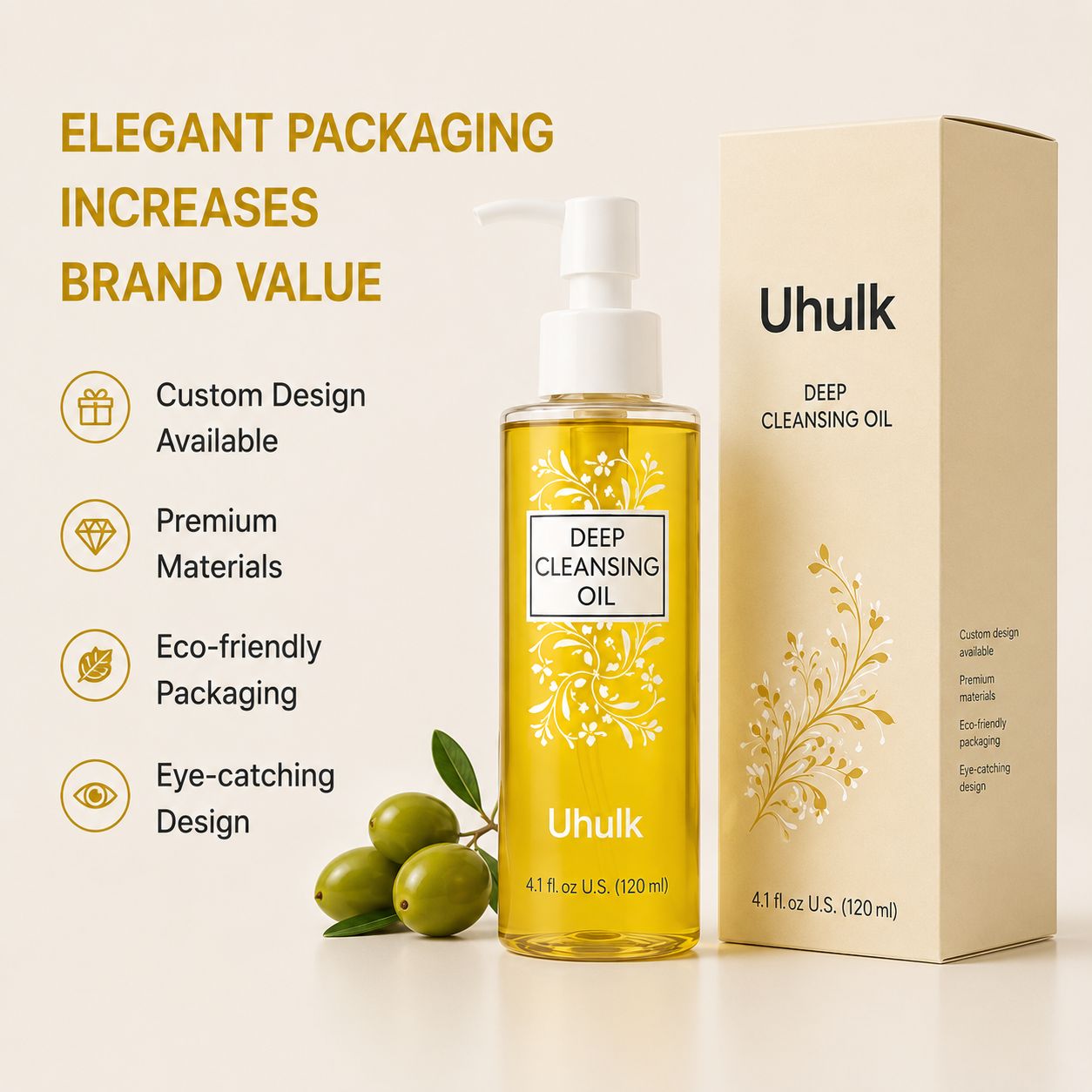 Uhulk Olive Deep Cleansing Oil