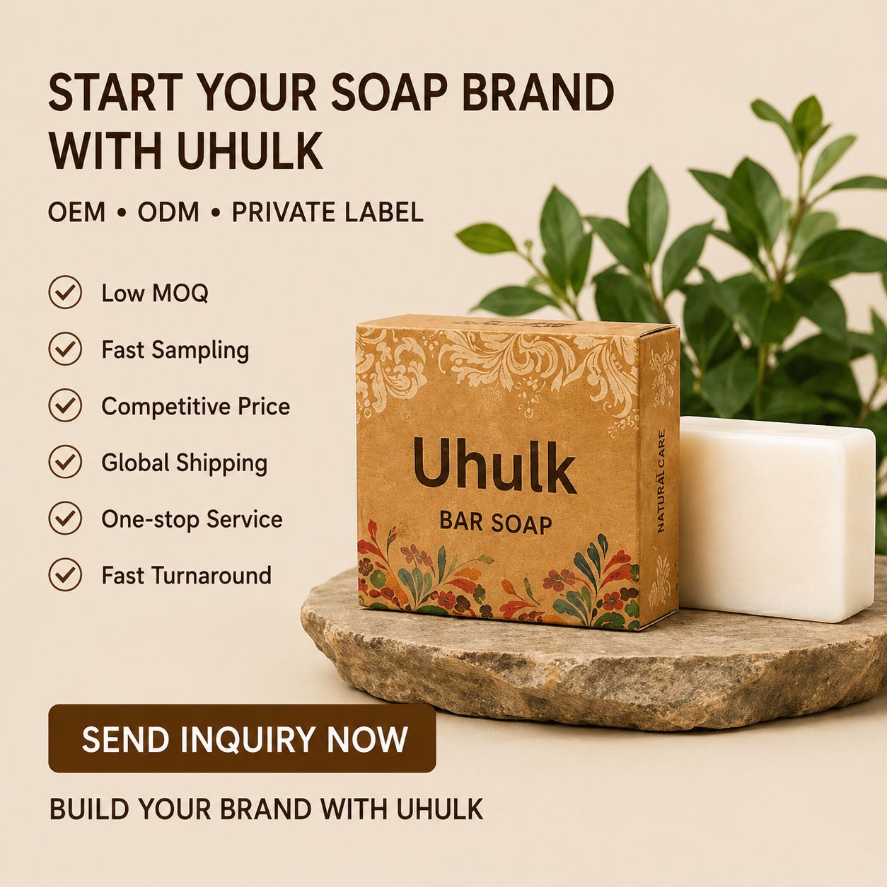 Uhulk Botanical Moisturizing Bar Soap