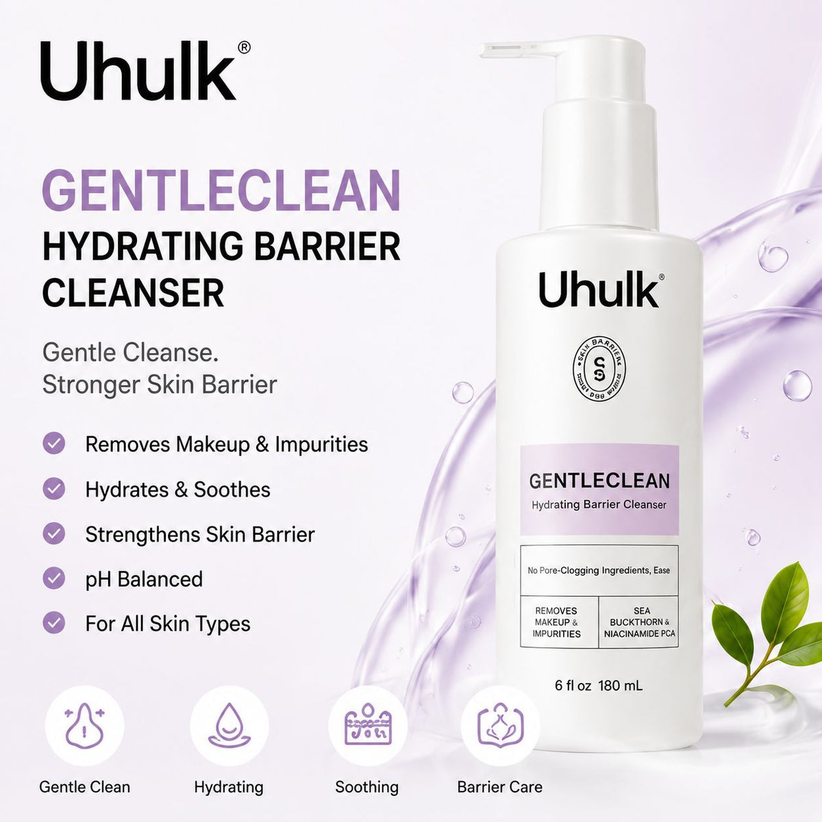 Uhulk Barrier Repair Cleanser