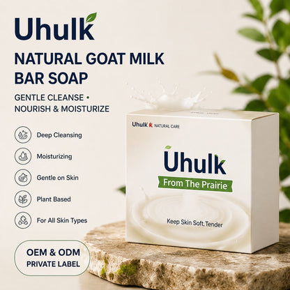 Uhulk Natural Goat Milk Bar Soap