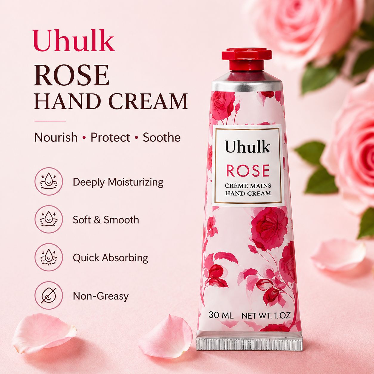 Uhulk Rose Hand Cream