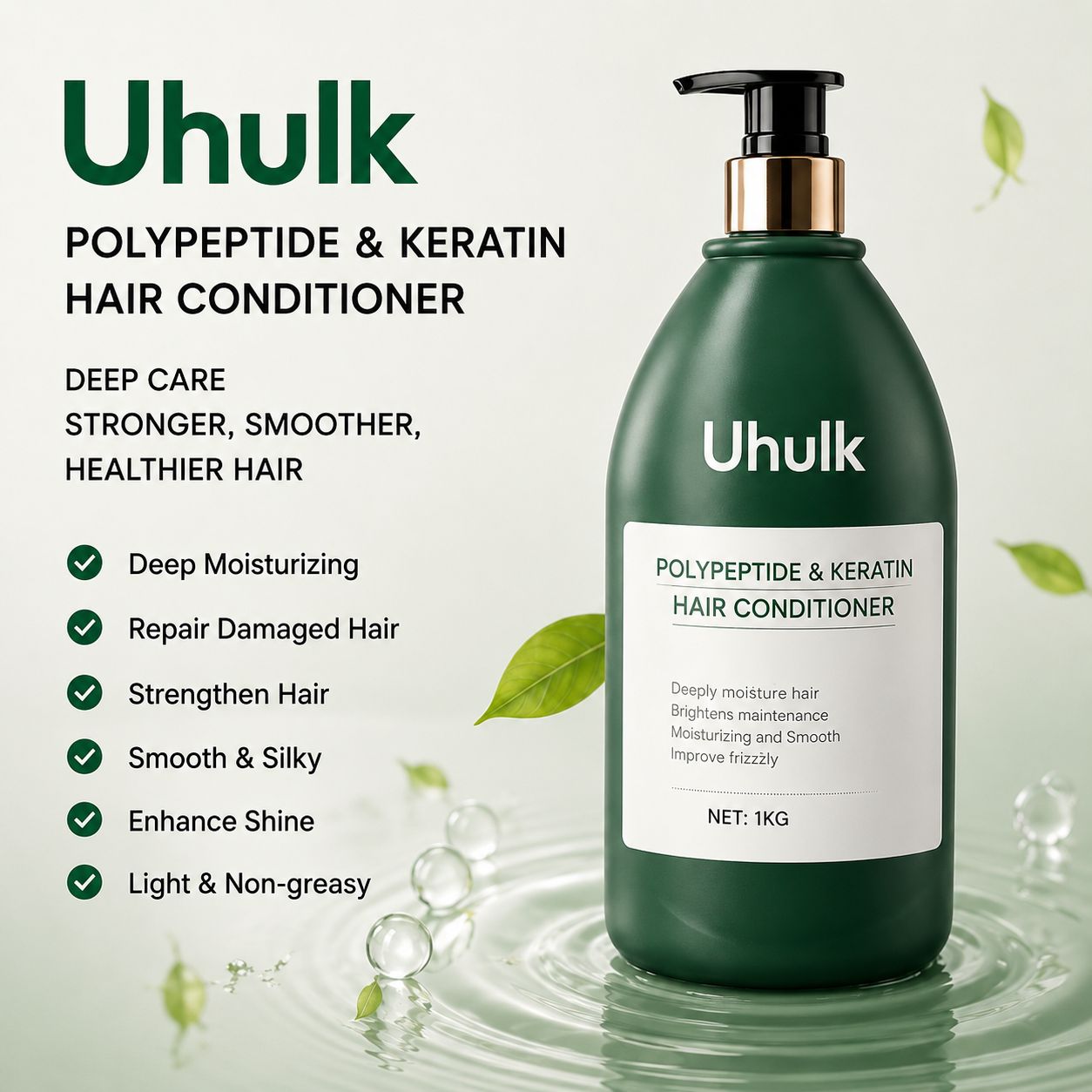 Uhulk Polypeptide Keratin Hair Conditioner