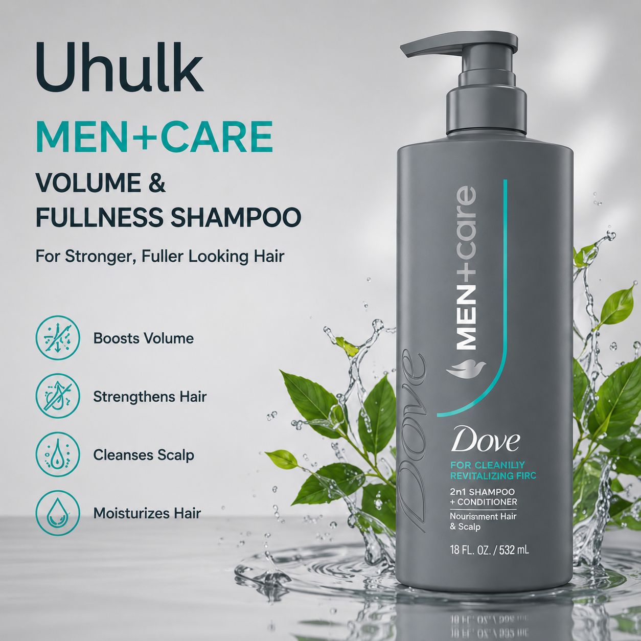Uhulk Oil Control Anti-Dandruff Shampoo