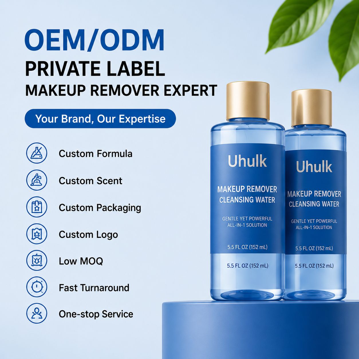 Uhulk Hydra Makeup Remover Water
