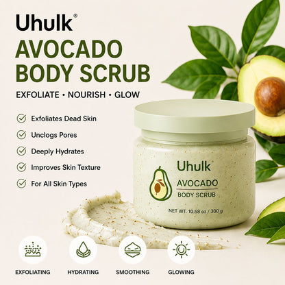 Uhulk Avocado Hydrating Body Scrub