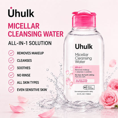 Uhulk Rose Micellar Cleansing Water