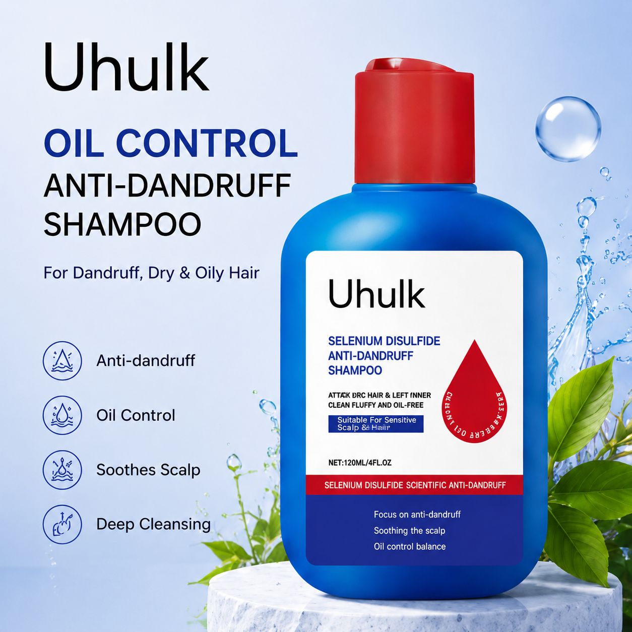 Uhulk Anti Dandruff Oil Control Shampoo