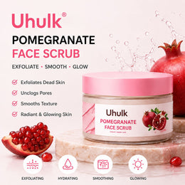 Uhulk Pomegranate Glow Face Scrub