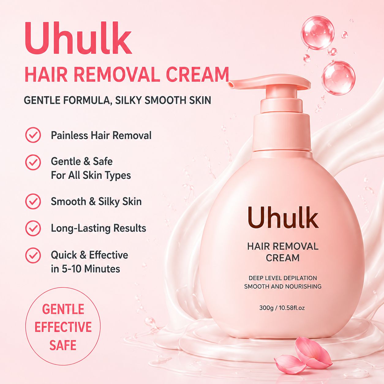 Uhulk Moisturizing Hair Removal Cream