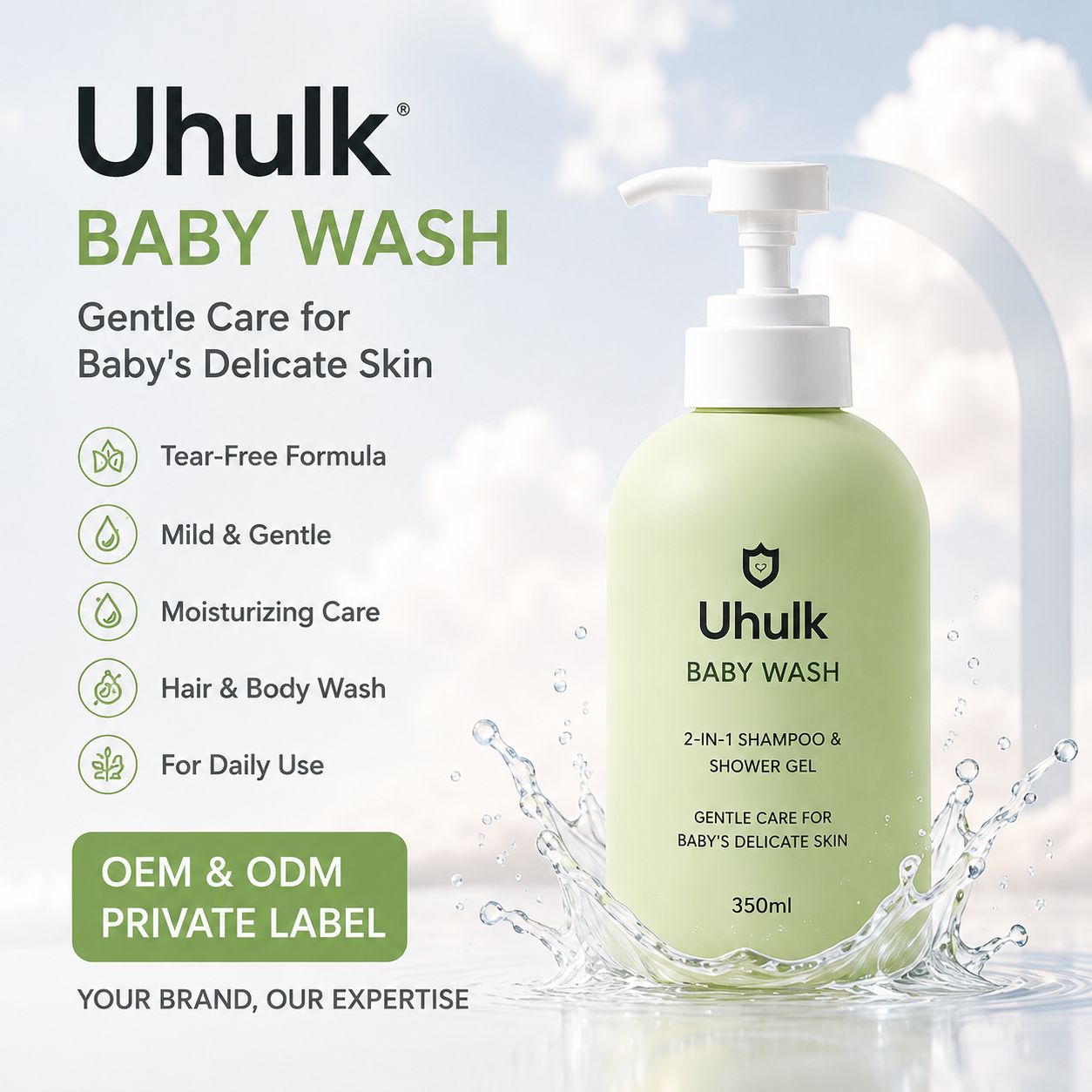 Uhulk Soothing Baby Wash