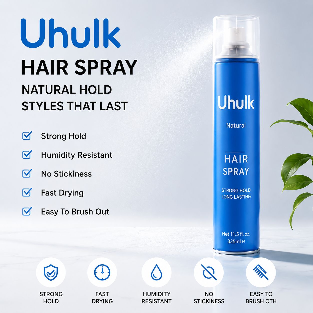 Uhulk Natural Finish Hair Spray