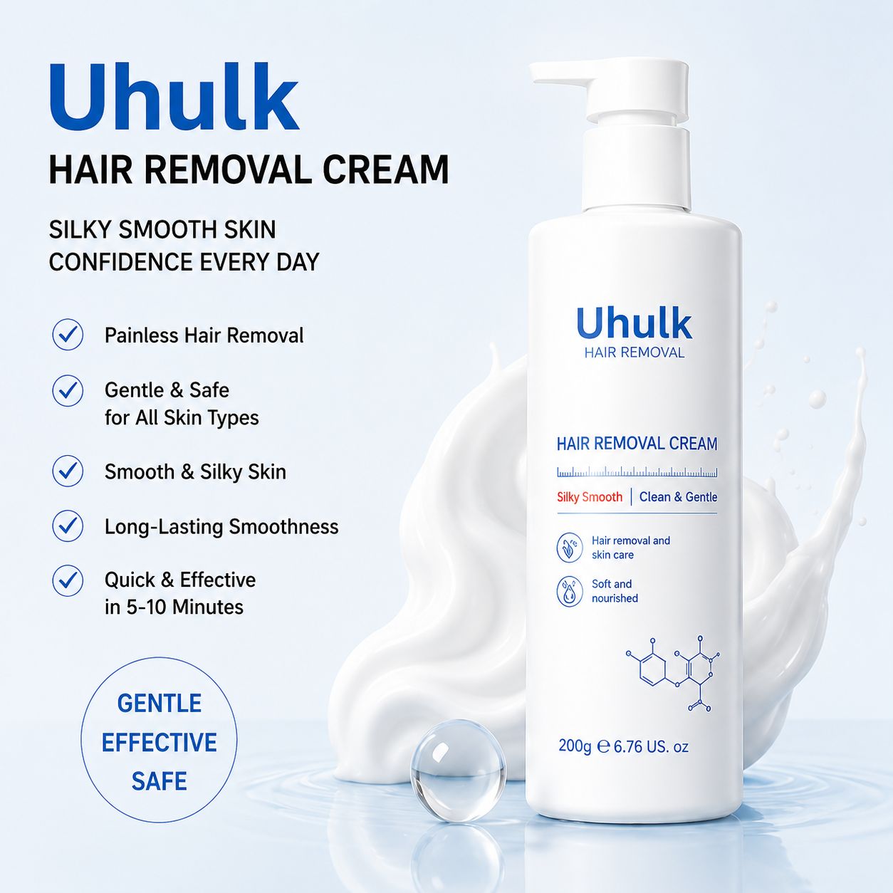 Uhulk Aloe Hair Removal Cream