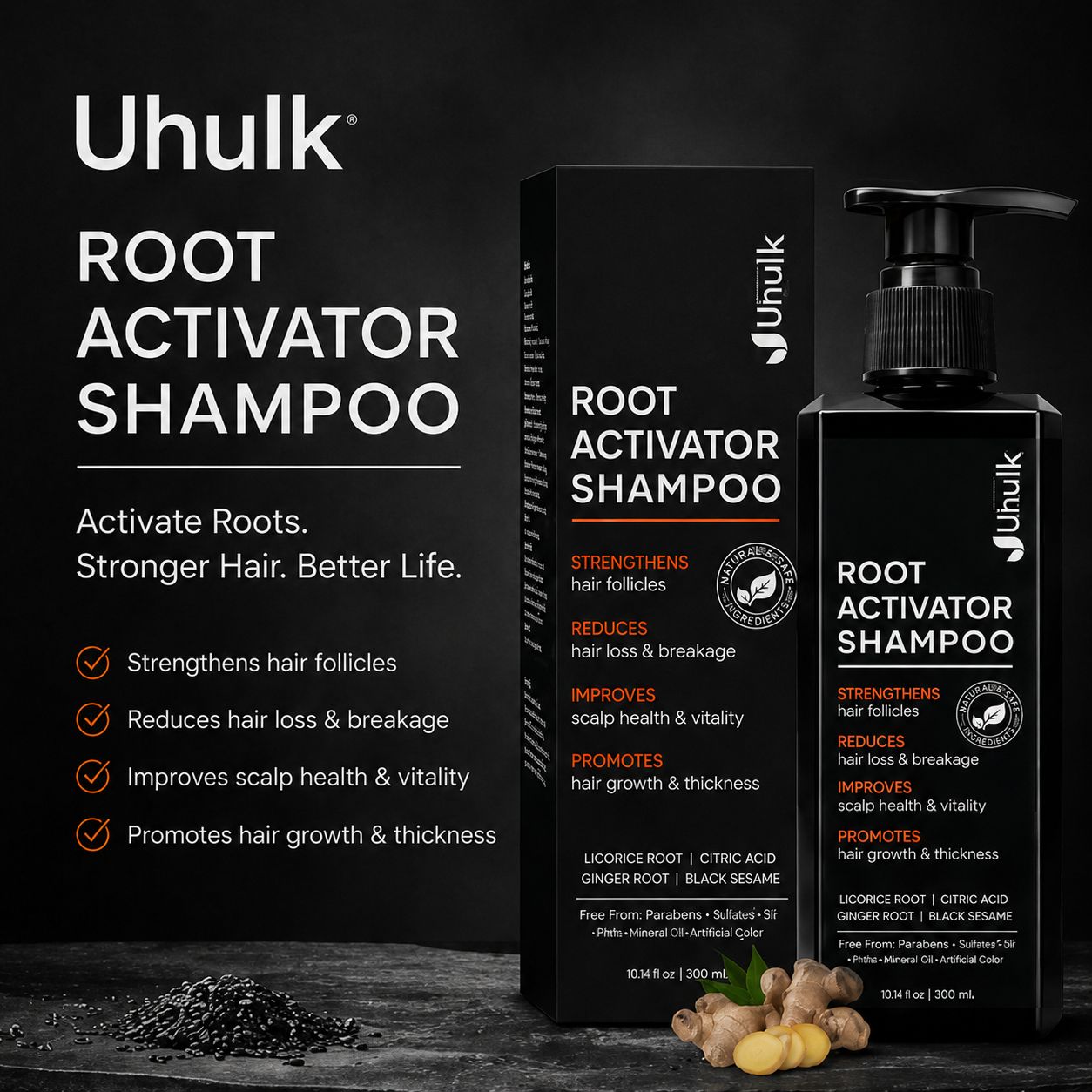 Uhulk Root Activating Growth Shampoo