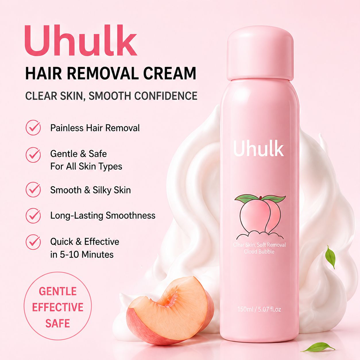 Uhulk Peach Hair Removal Cream