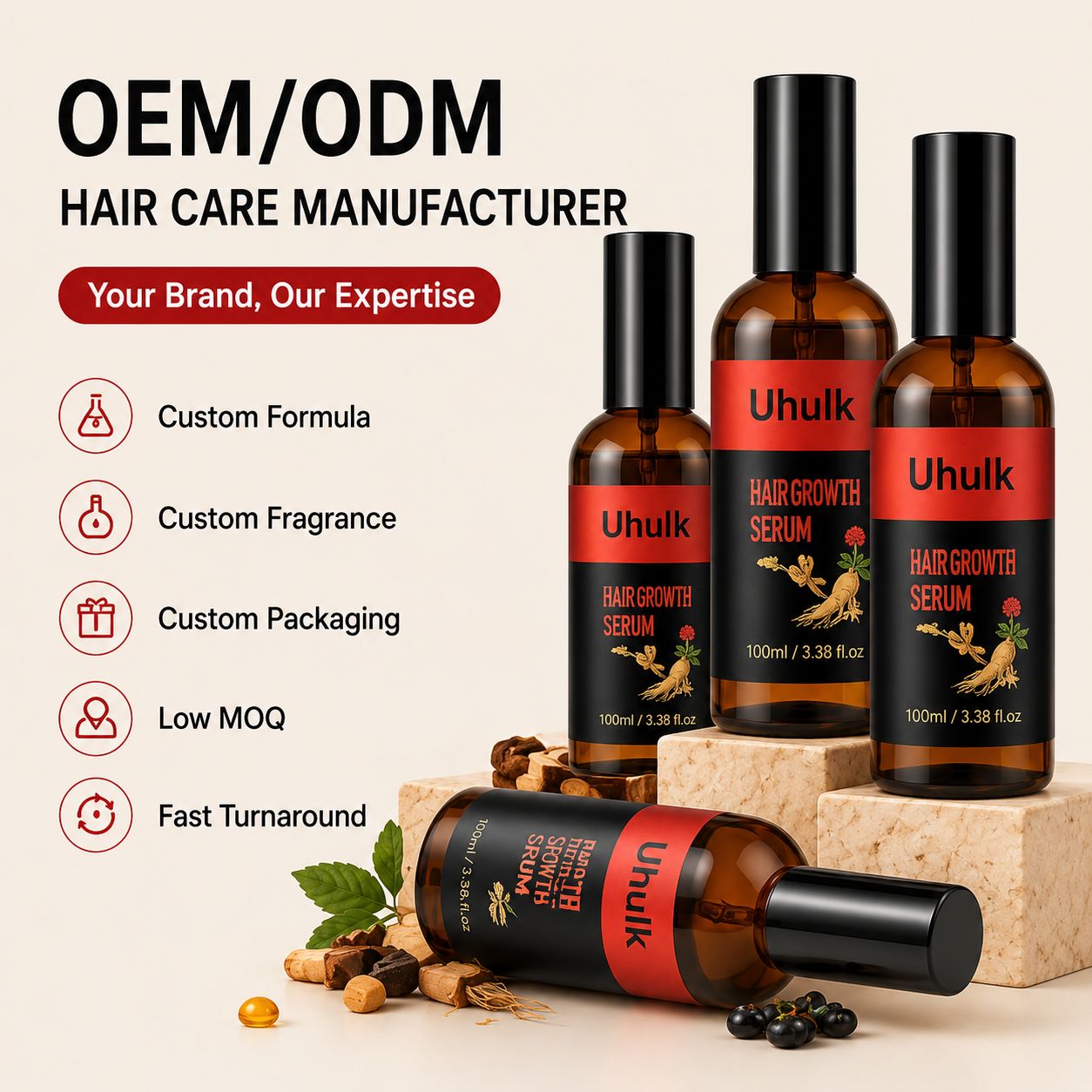 Uhulk Intensive Hair Growth Serum