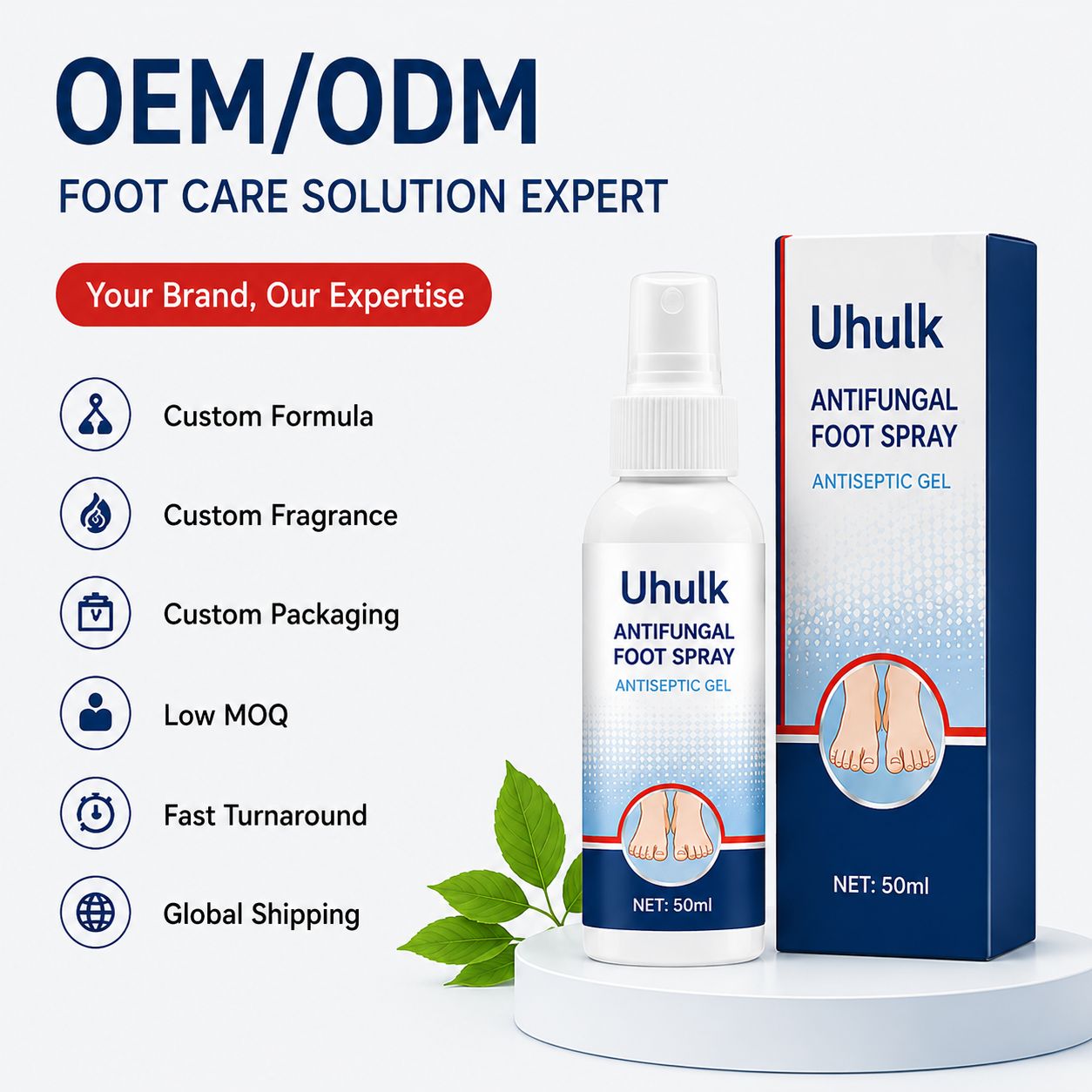 Uhulk Cooling Foot Deodorant