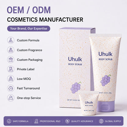Uhulk Grape Brightening Body Scrub