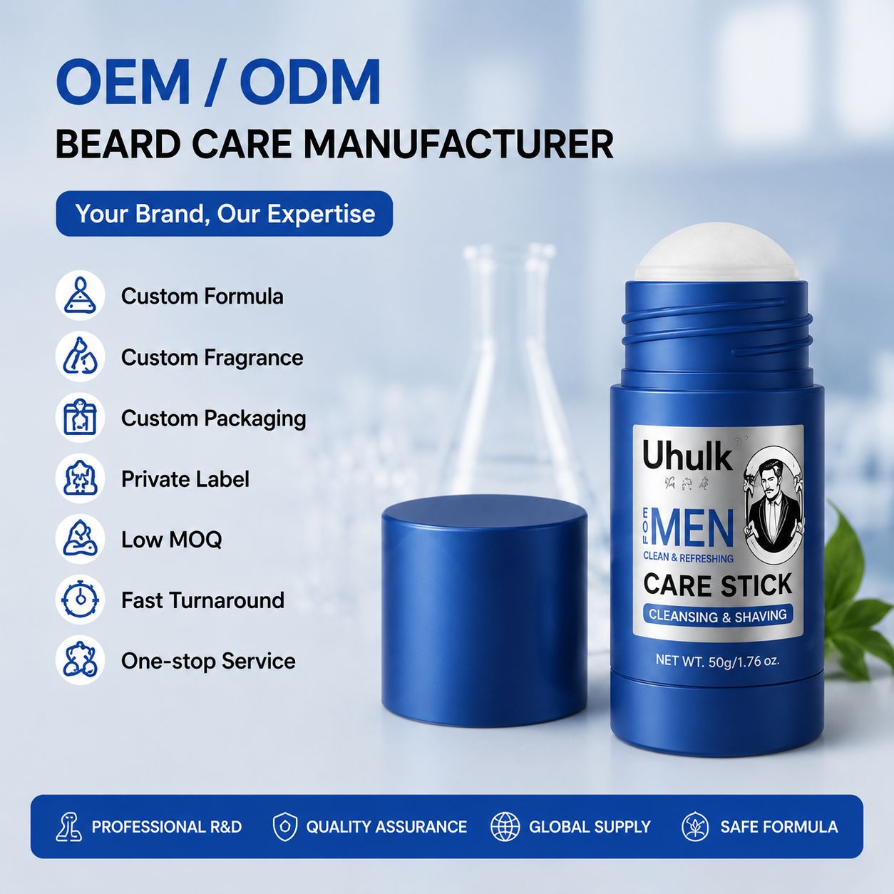 Uhulk Daily Beard Care Stick