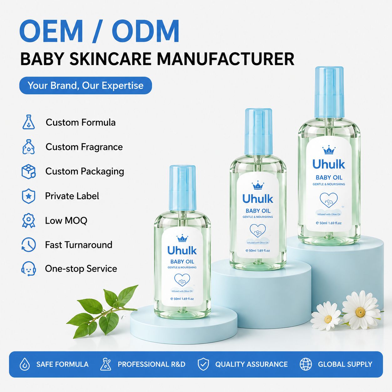 Uhulk Pure Care Baby Oil