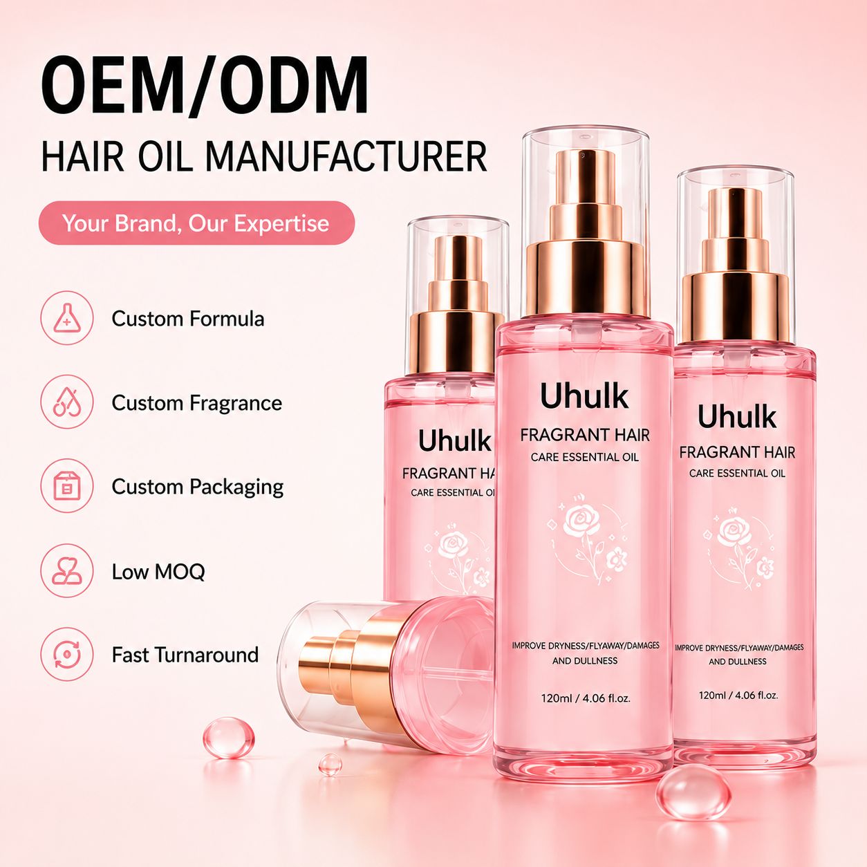 Uhulk Fragrant Essential Hair Oil