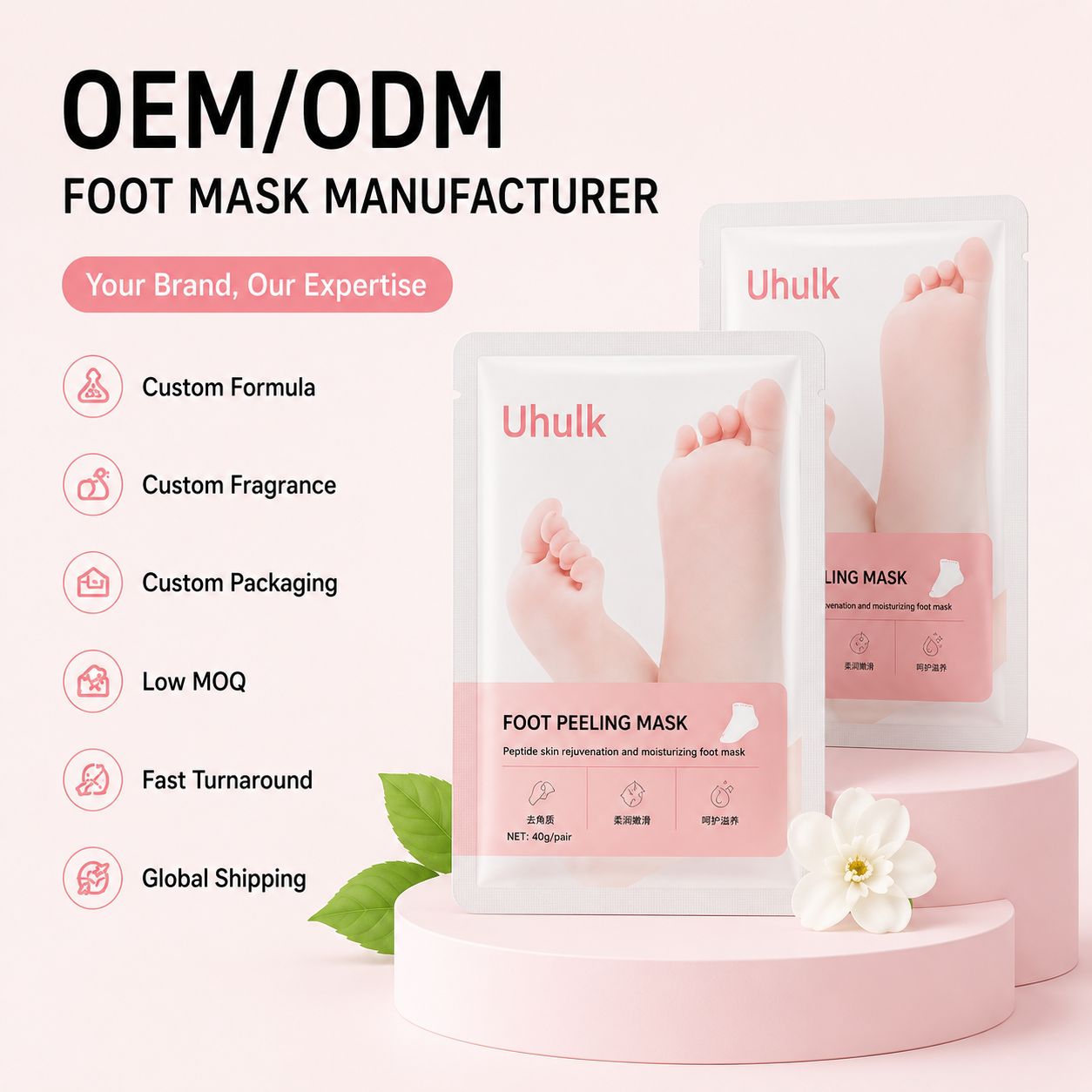 Uhulk Gentle Foot Peeling Mask