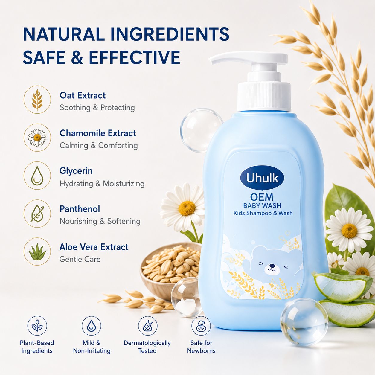Uhulk Gentle Care Baby Wash