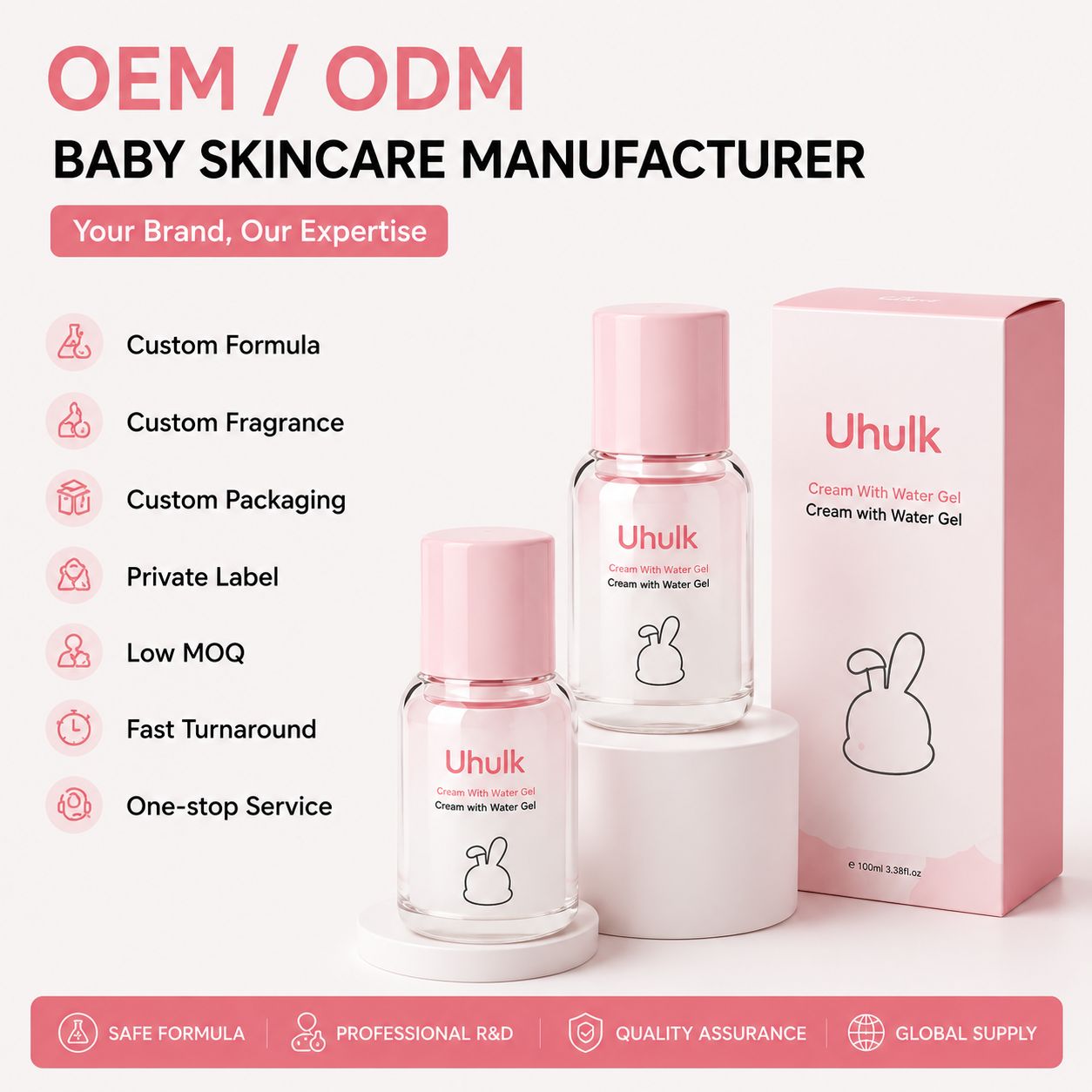 Uhulk Water Gel Hydrating Baby Cream