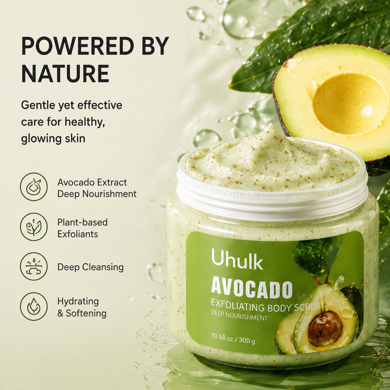 Uhulk Coconut Exfoliating Body Scrub