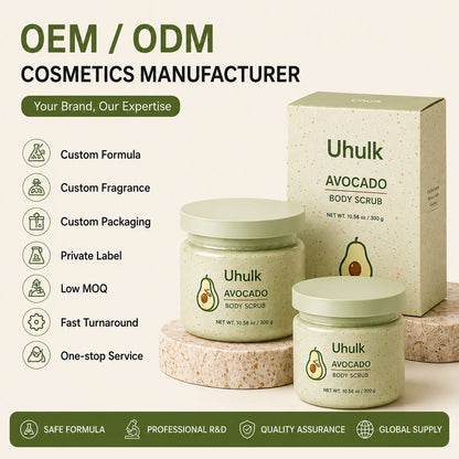 Uhulk Avocado Hydrating Body Scrub