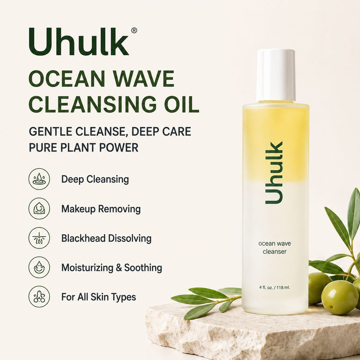 Uhulk Ocean Wave Facial Cleanser