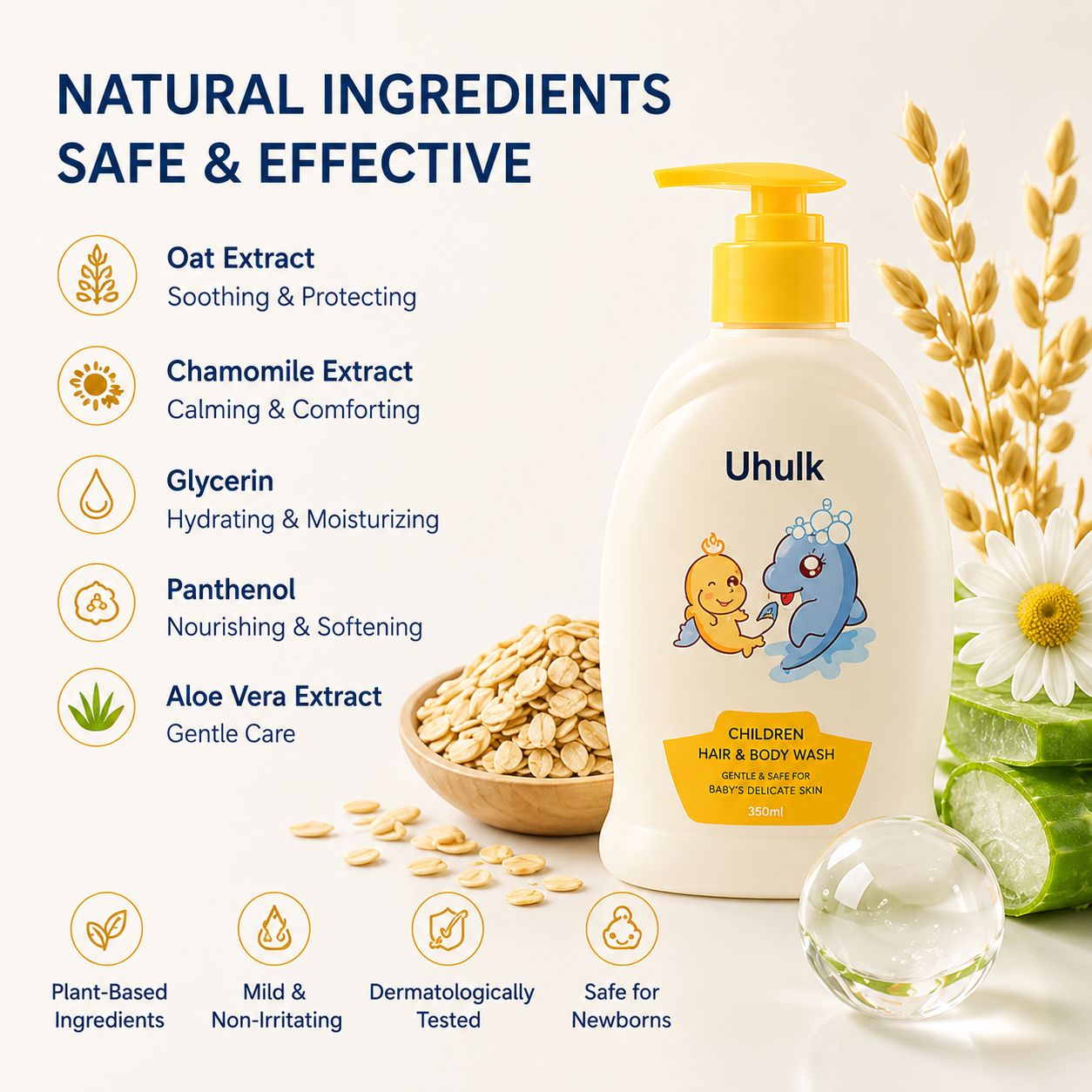 Uhulk Sensitive Baby Wash
