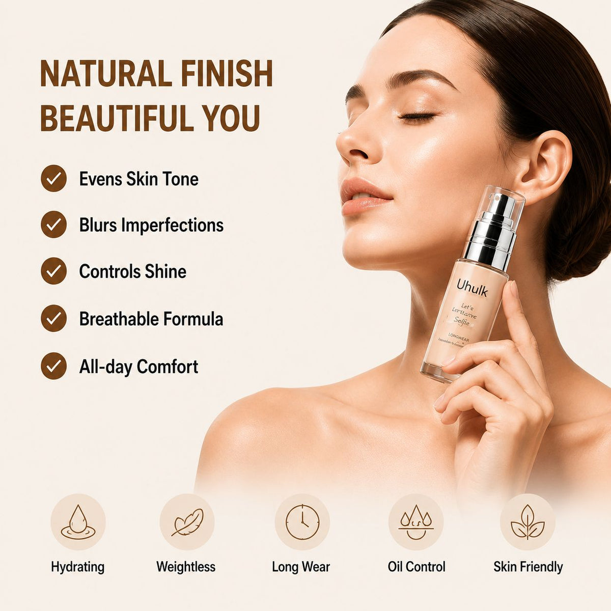 Uhulk Luminous Serum Foundation