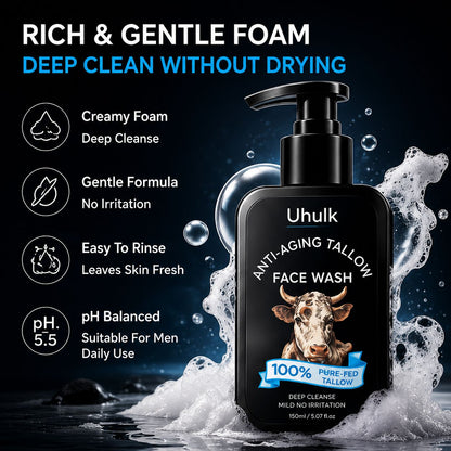 Uhulk Men Tallow Deep Clean Face Wash