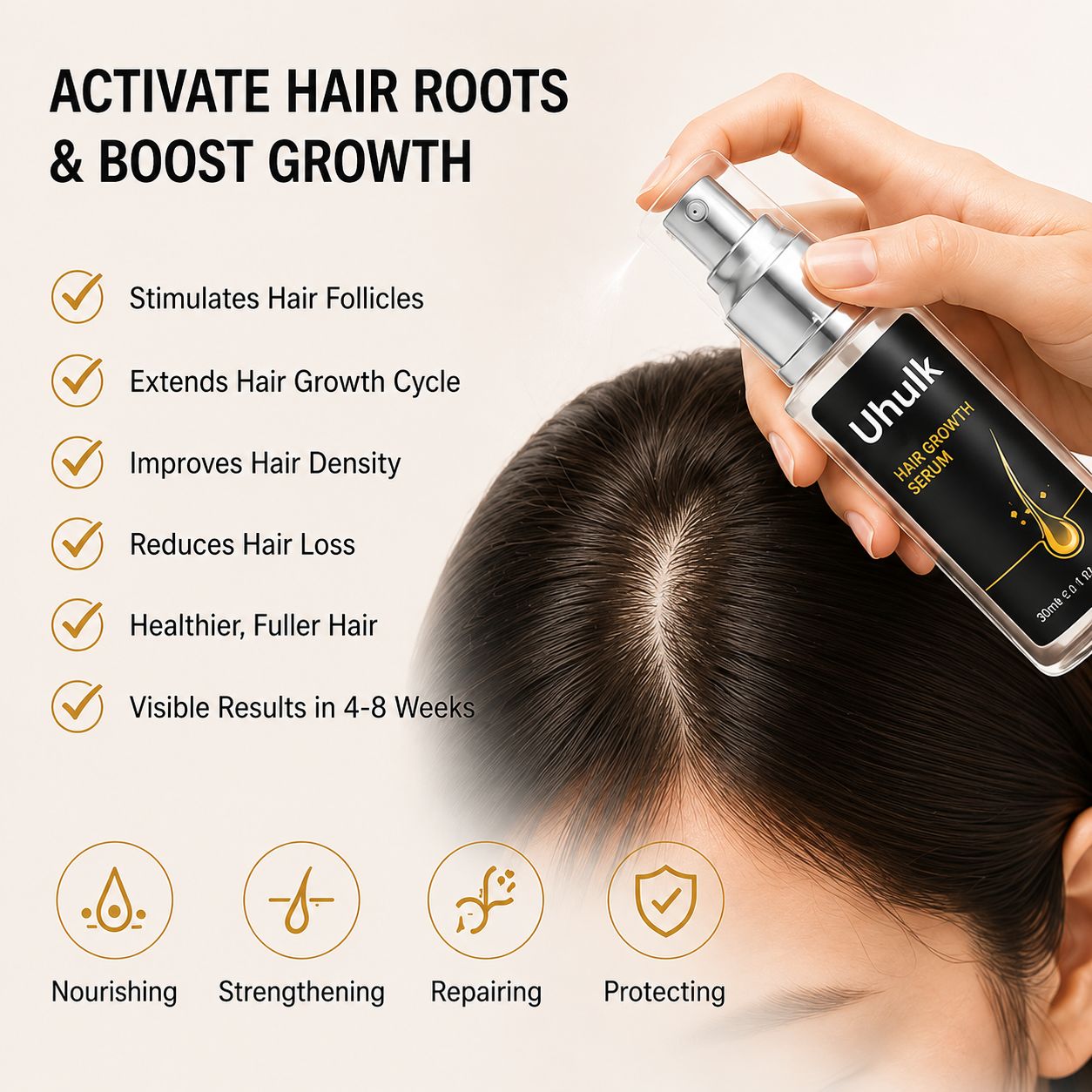 Uhulk Classic Hair Growth Serum