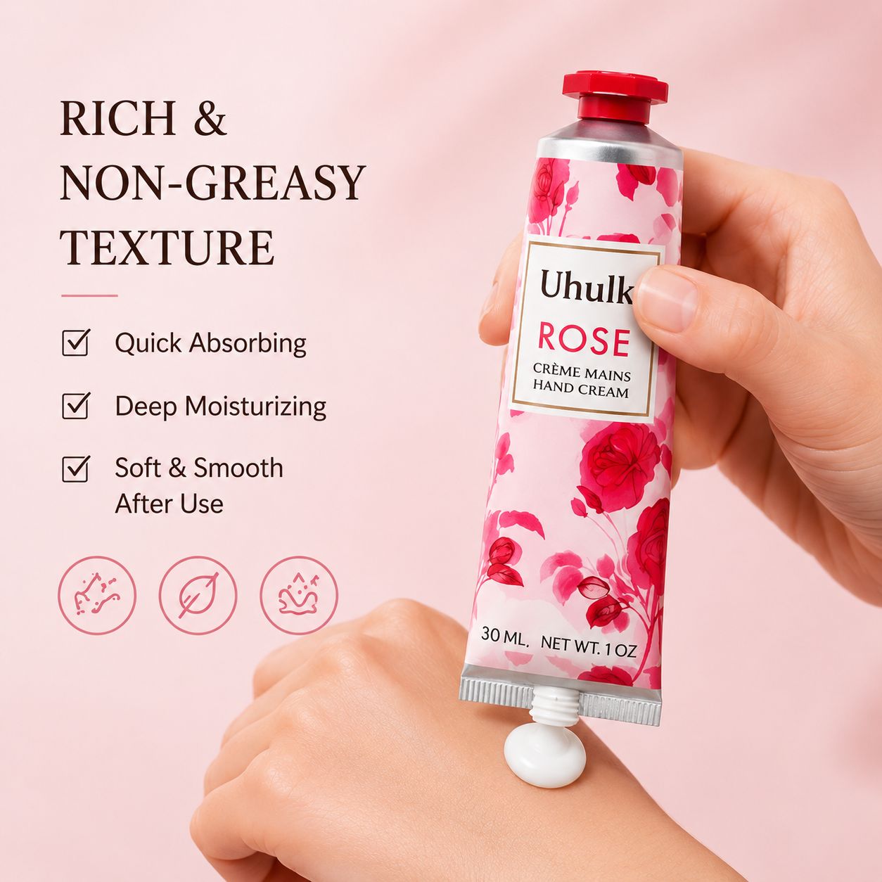 Uhulk Rose Hand Cream