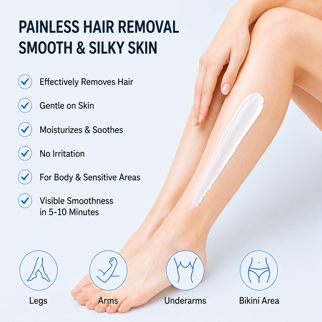 Uhulk Sensitive Skin Hair Removal Cream