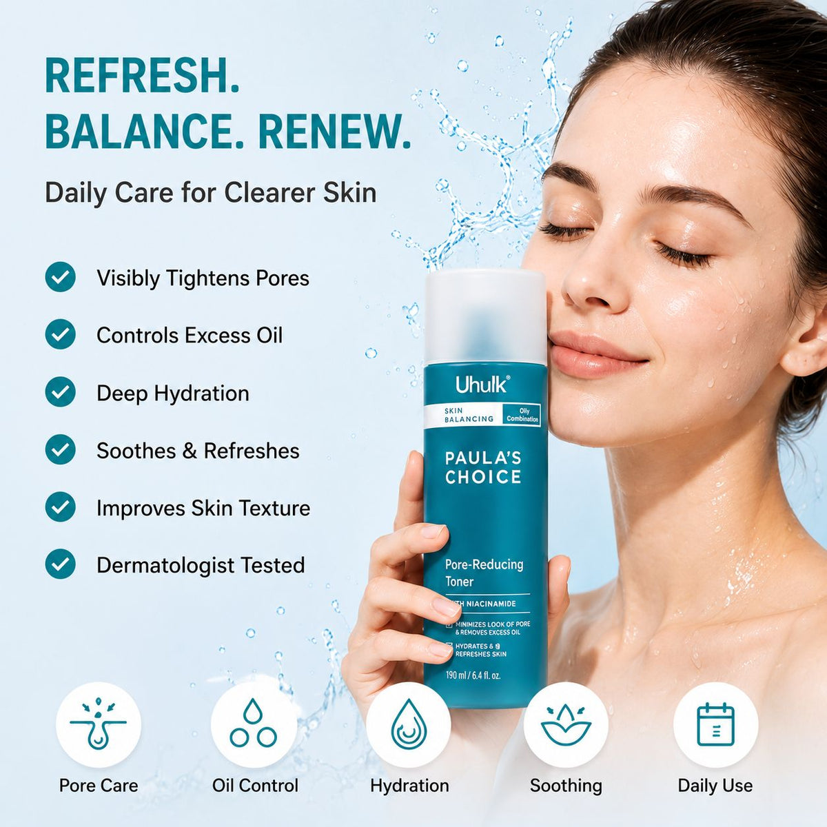 Uhulk Niacinamide Pore-Reducing Toner