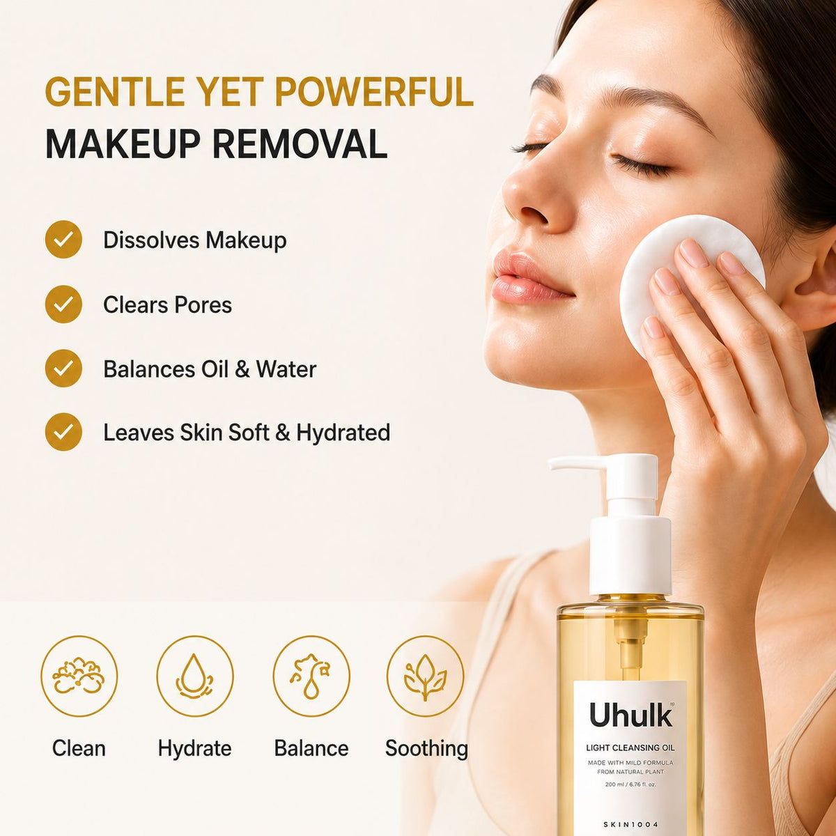 Uhulk Centella Light Cleansing Oil