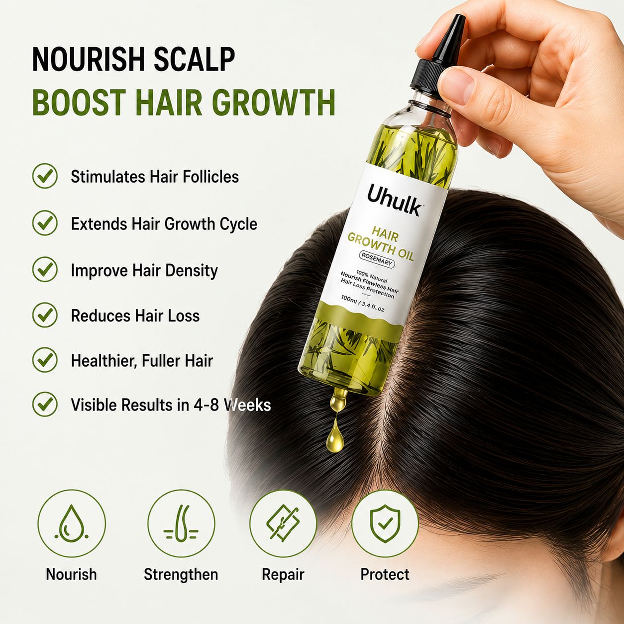 Uhulk Herbal Scalp Care Oil