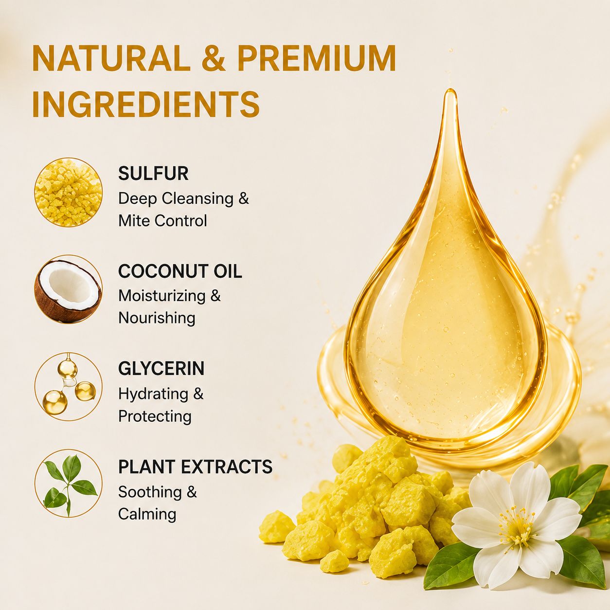 Uhulk Sulfur Mite Control Liquid Soap